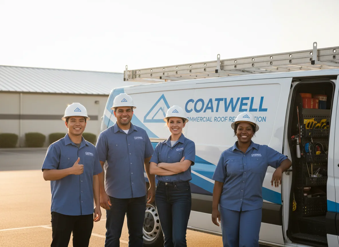 Commercial roof coating company in Rowlett, TX